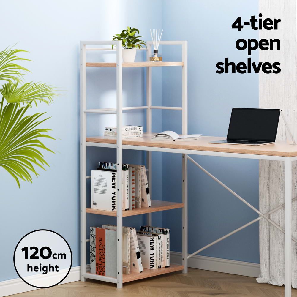 Artiss Computer Desk Shelf Oak 120CM